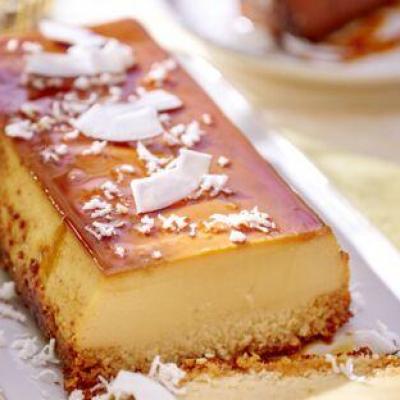 Flan a la noix de coco